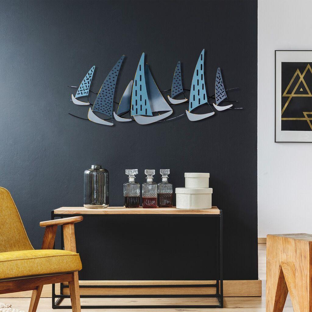 Wallity Zidna dekoracija Uskuna 3, 51x120cm, Plava