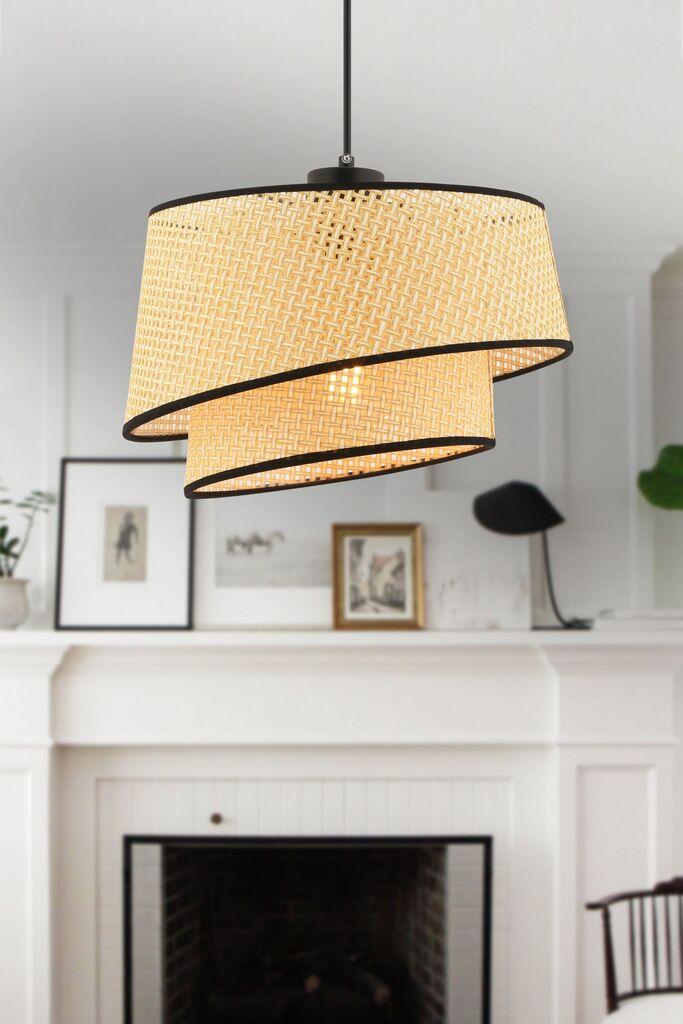 Opviq Luster Barette Hazeran, 32x32cm, Bež-crni