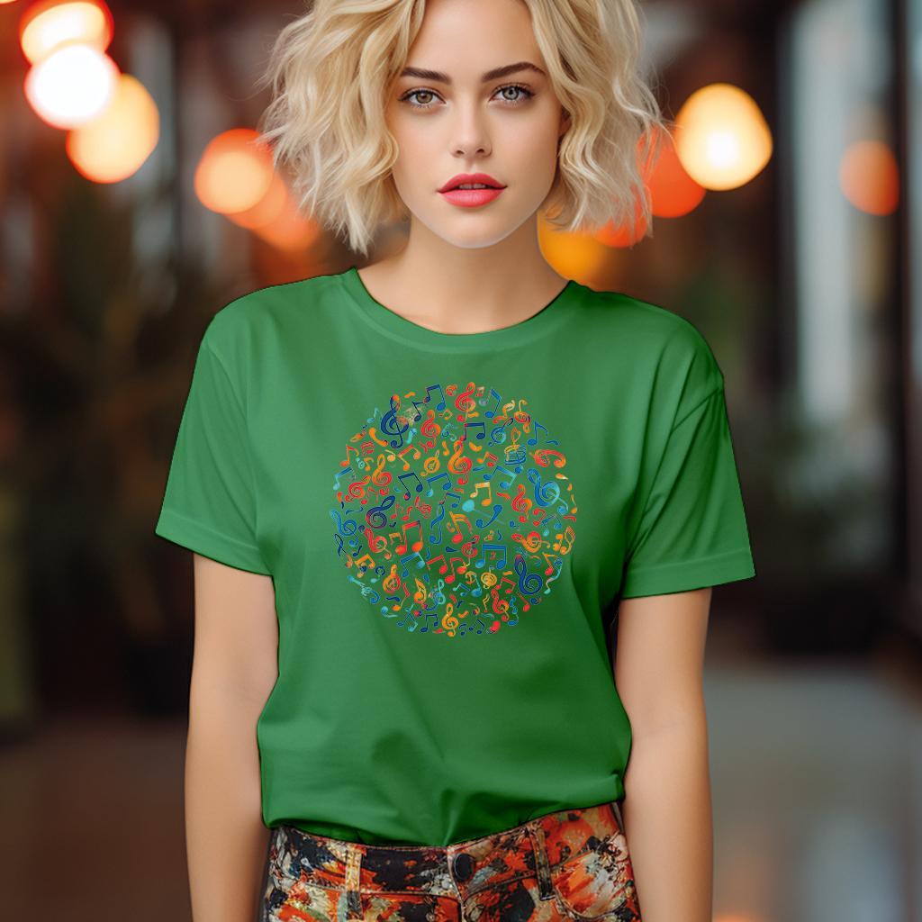 Camiseta Majica sa štampanim printom Cam 801, Ženska, Zelena