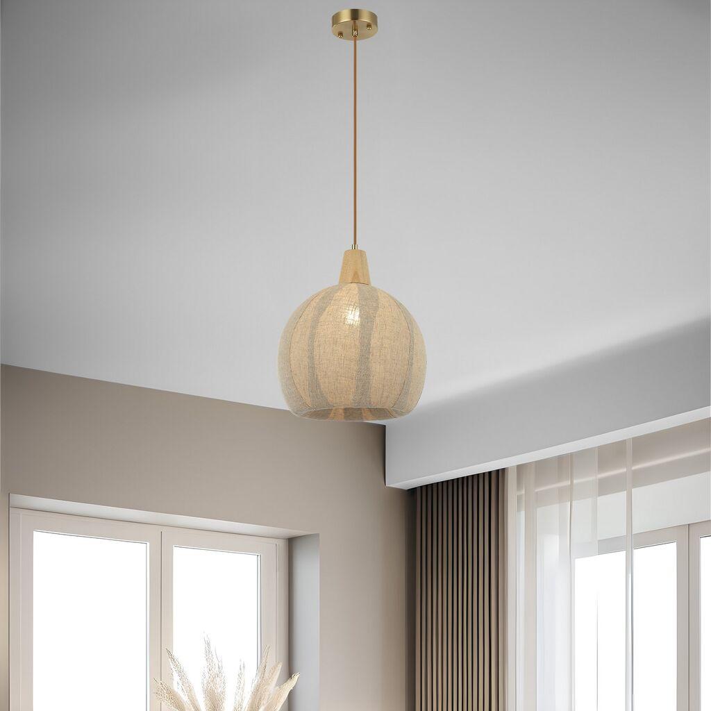 Opviq Luster Tormes-02-P01-WD, O30, 26cm, IP20 Bež-zlatne boje