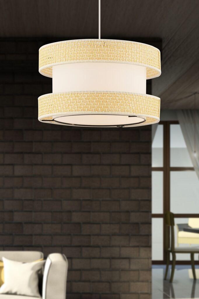 Opviq Luster Halo Hazeran, 40x40cm, Bež-beli