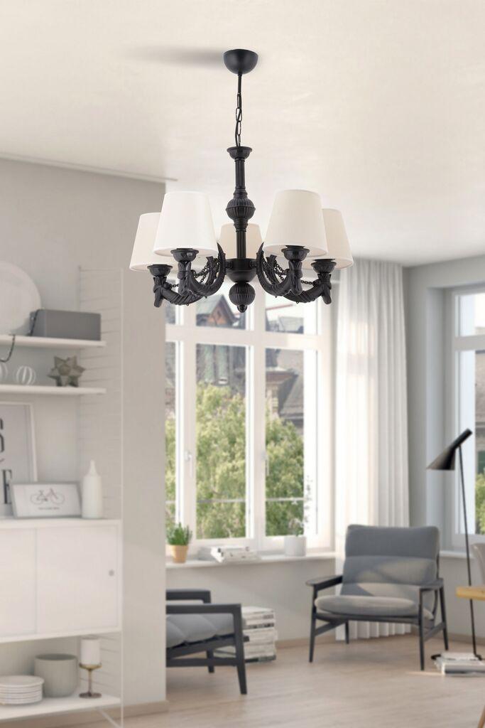 Opviq Luster Fiona Chain, 15x10x13cm, IP20, Crno-beli