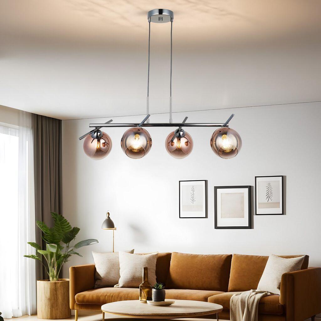 Opviq Luster Bena-87-04, O15, 12,5cm, IP20 Bakarno-srebrne boje