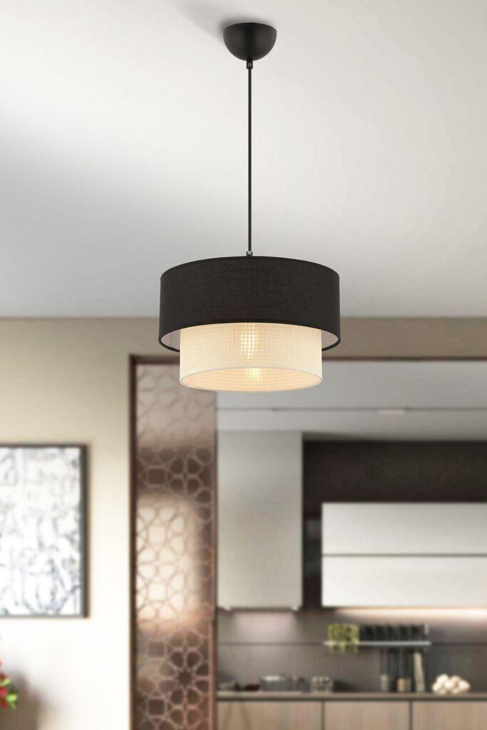 Opviq Luster Echo, 30x30cm, Crno-beli