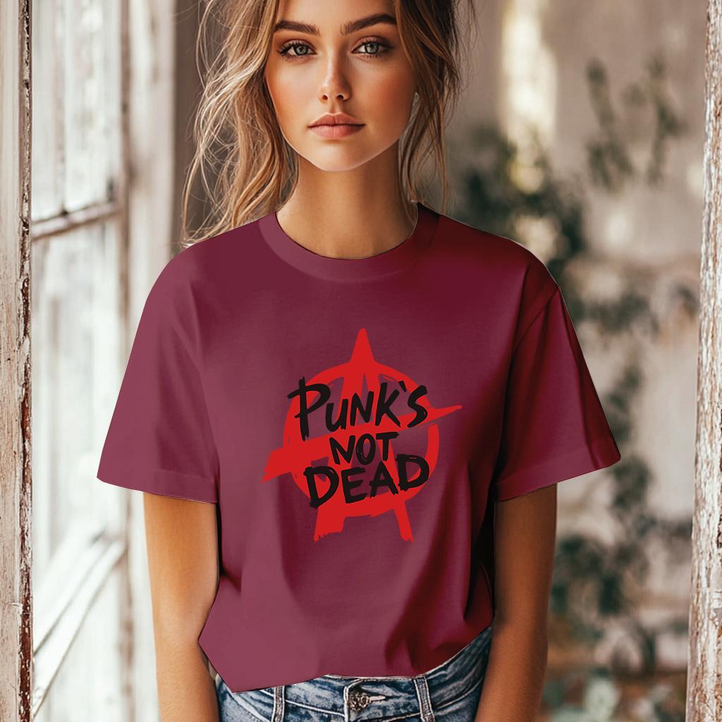 Camiseta Majica sa štampanim printom Cam 813, Ženska, Bordo