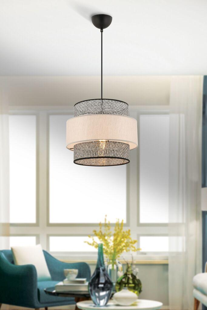 Opviq Luster Cascade, 30x30cm, Bež-crni