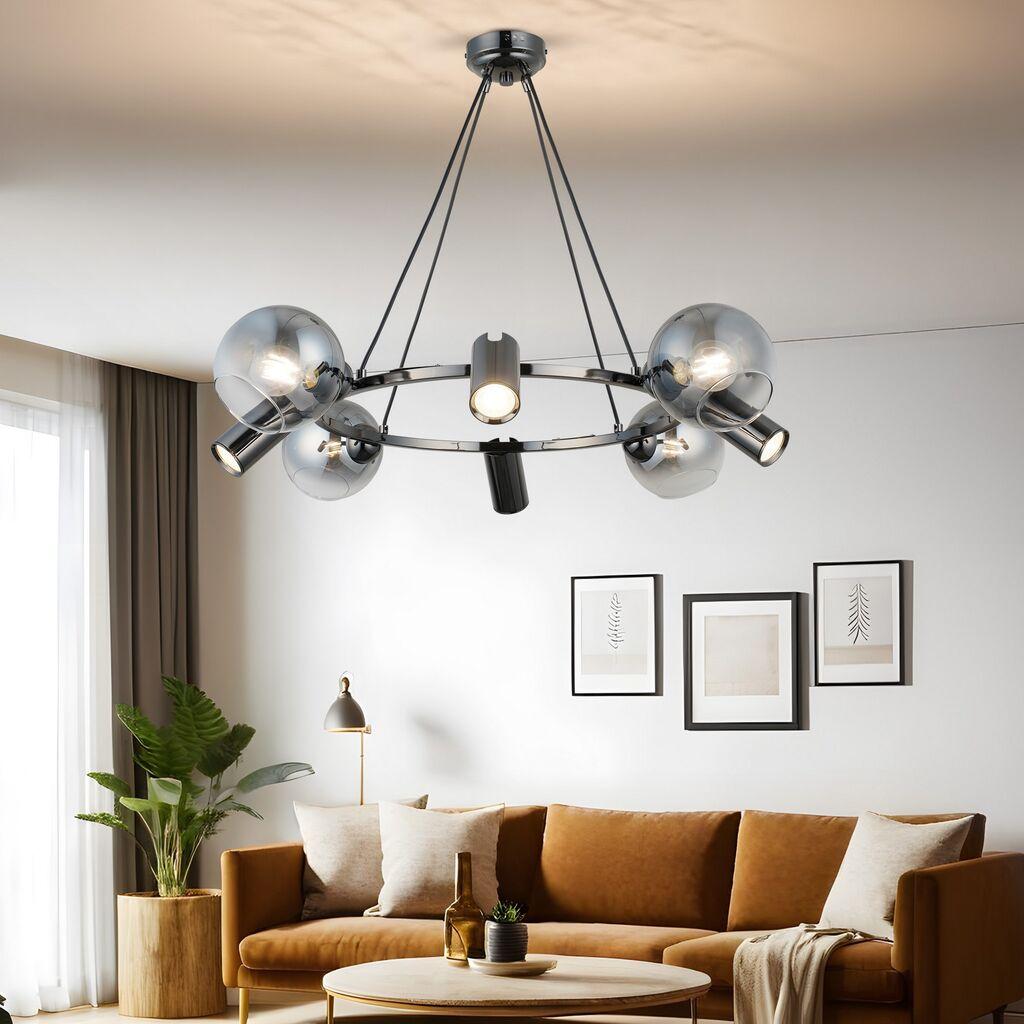 Opviq Luster Zerde-87-08, O14, 12cm, IP20 Srebrne boje