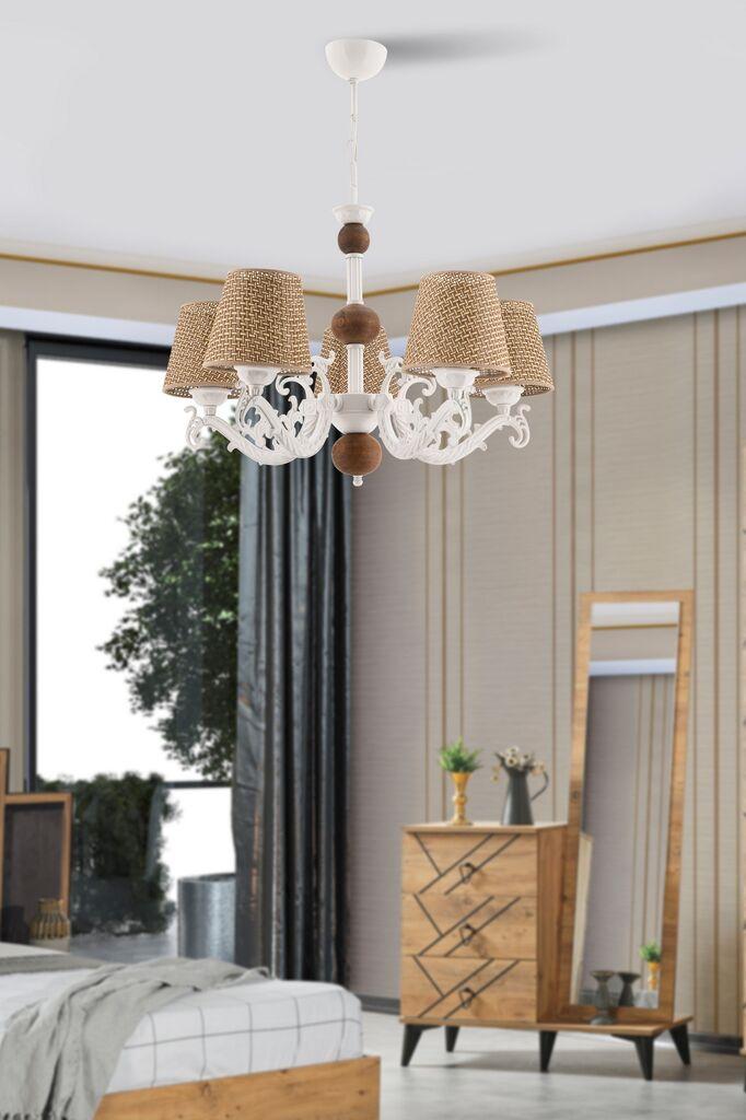 Opviq Luster Fiona Hazeran, 15x10x13cm, IP20, Bež-beli