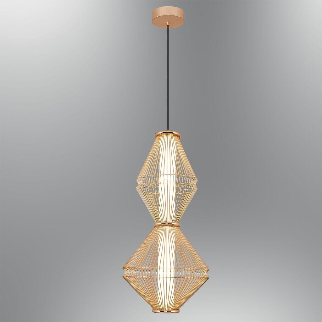 Opviq Luster 3224-2-03, 16W LED, 3000k, 1600 lm, 25cm Zlatne boje