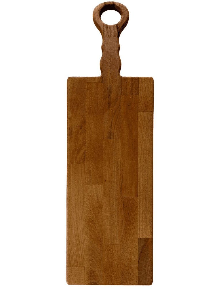 Arborea Daska za serviranje sa okruglom drškom, 19x61cm, Bukva