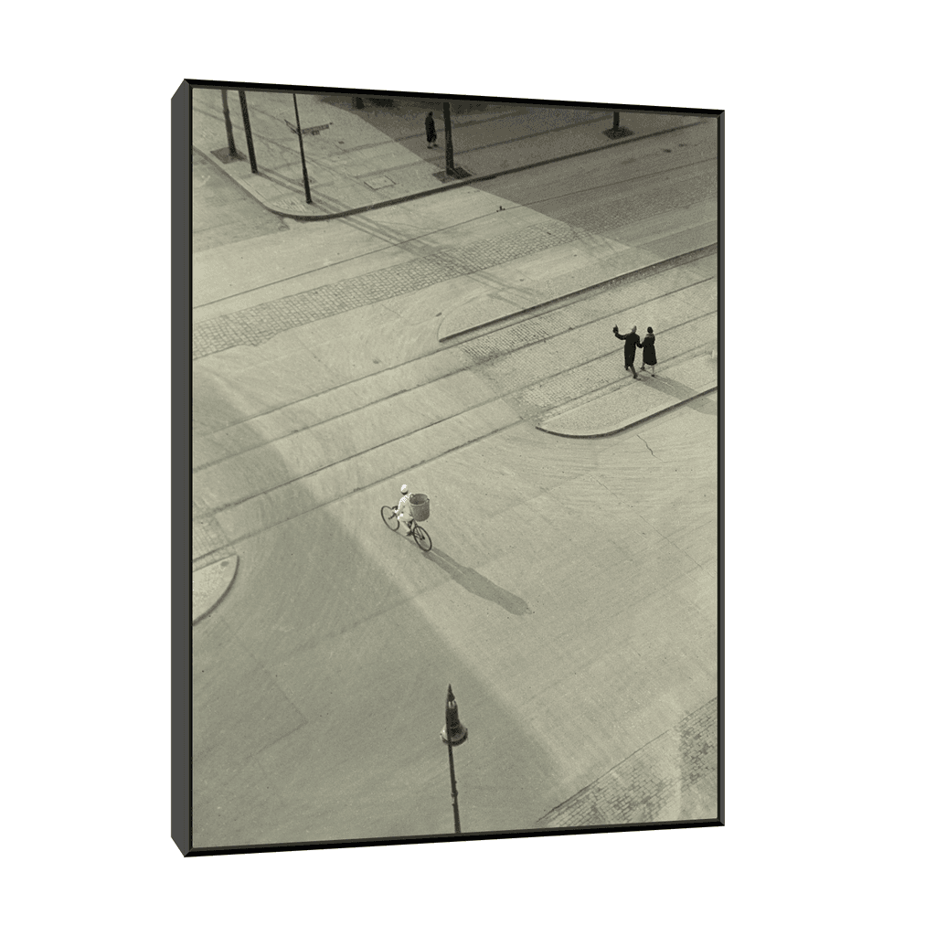 Canvas Slika na platnu New Year’s Morning, László Moholy-Nagy, 90x120cm, Sa ramom, Crni