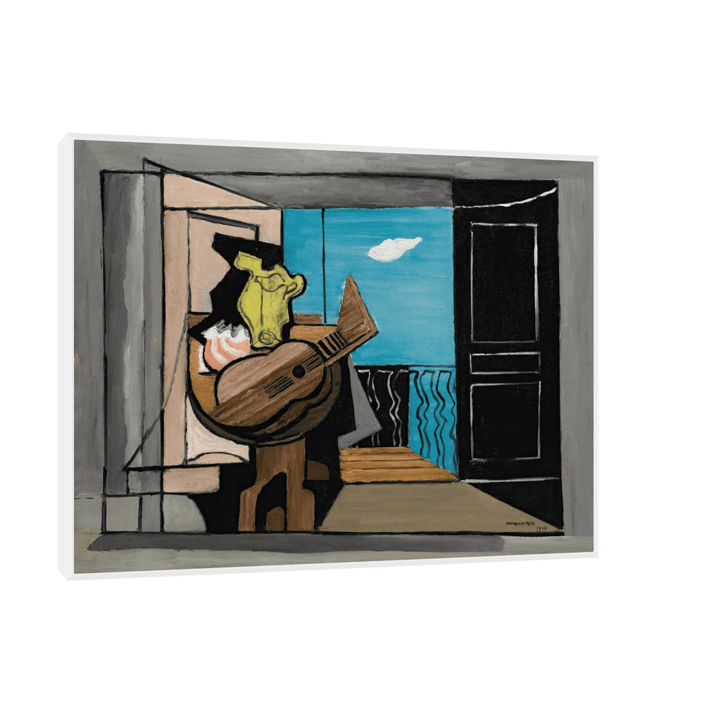 Canvas Slika na platnu Interieur Au Balcon, Louis Marcoussis 40x30cm, Sa ramom, Beli