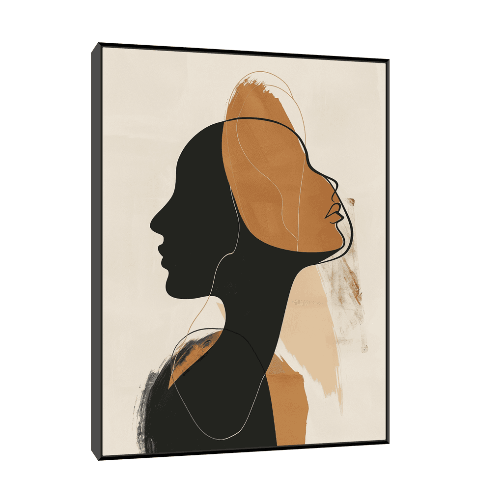 Canvas Slika na platnu Nesvakidašnja, 90x120cm, Sa ramom, Crni