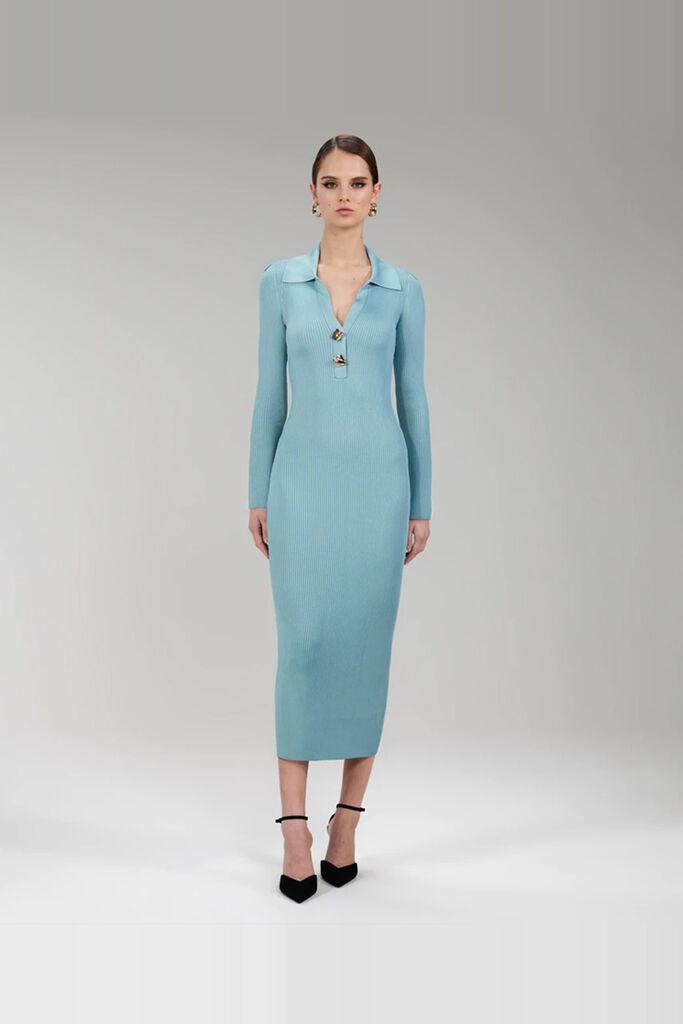 Self Portrait Ženska haljina PF22-086, Svetloplava