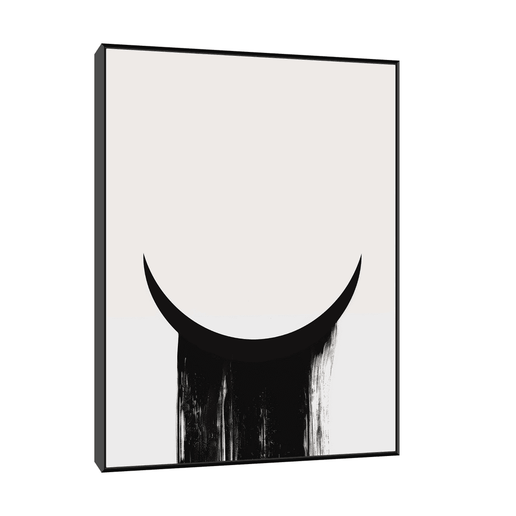 Canvas Slika na platnu Kompozicija II, 90x120cm, Sa ramom, Crni