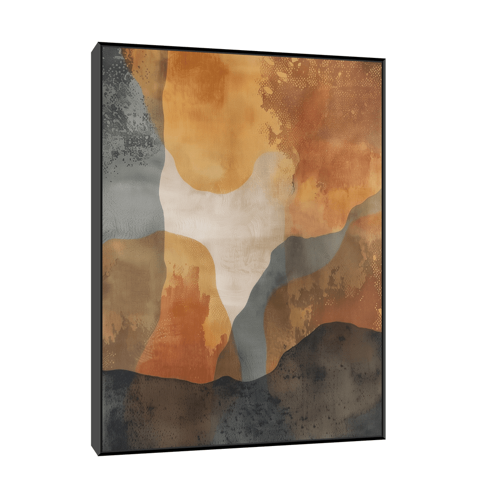 Canvas Slika na platnu Planine, 30x40cm, Sa ramom, Crni