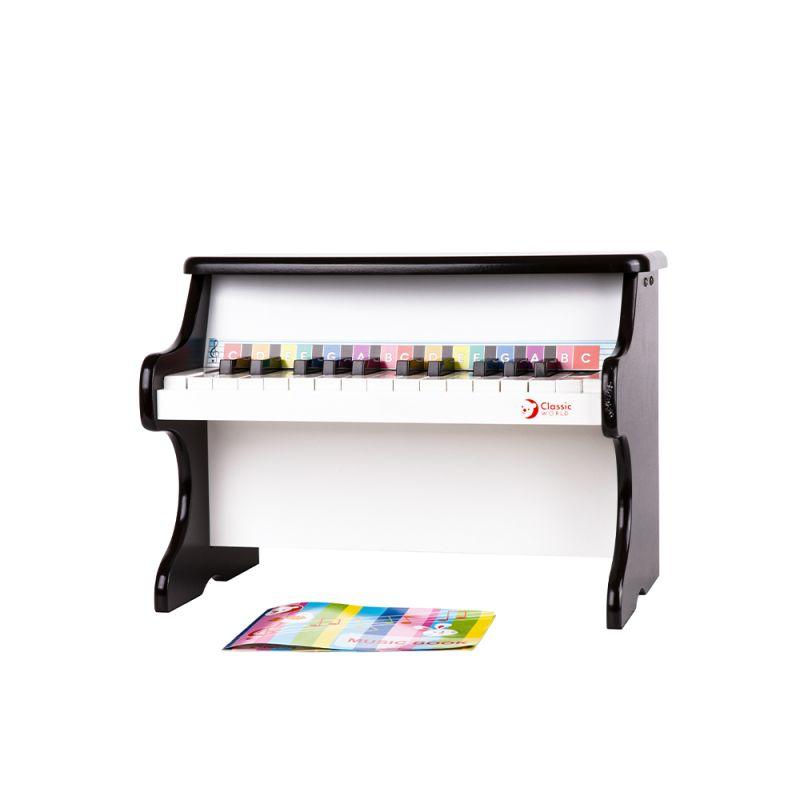 Classic world Drvena igračka Klavir Fantasy, Crno-beli