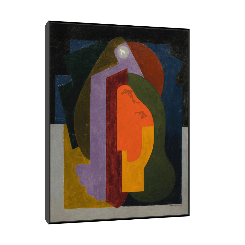 Canvas Slika na platnu Poème onirique, Albert Gleizes 30x40cm, Sa ramom, Crni