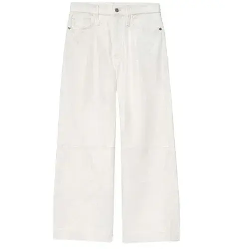 Frame Ženske pantalone LWLT0597-BONE, Bele