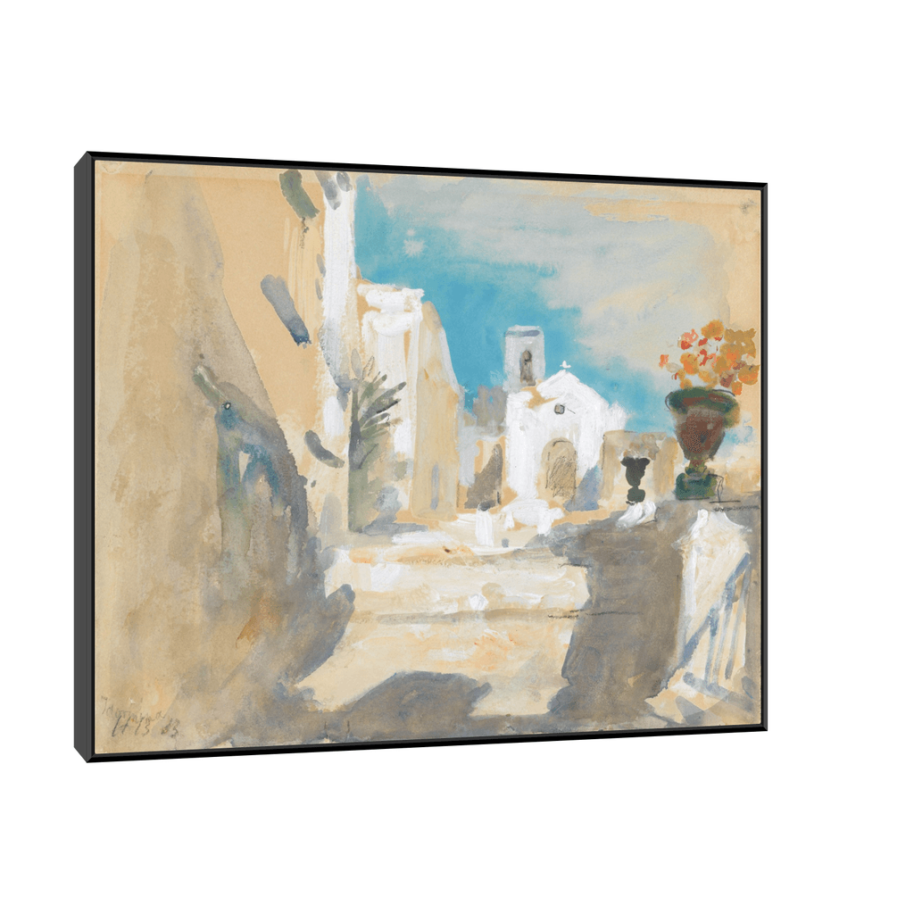 Canvas Slika na platnu Taormina, Hercules Brabazon Brabazon, 150x120cm, Sa ramom, Crni