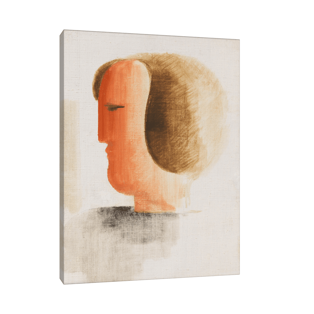 Canvas Slika na platnu Kopf nach links, Oskar Schlemmer, Bez rama, 30x40cm