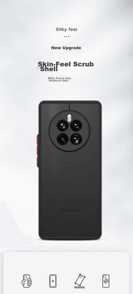 Baozou  Maska za mobilni telefon Huawei Mate 20, Crna
