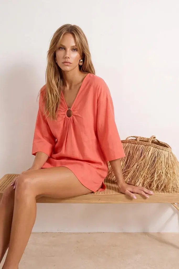Trendyol Milla Ženska haljina Tbess25El00067, Roze