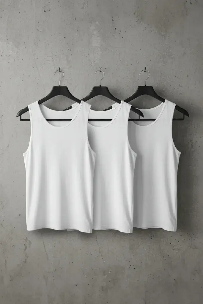 Trendyol Muški set potkošulja TMNSS25AL00005, Beli