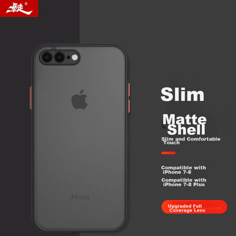 Baozou  Maska za mobilni telefon iPhone 7 Plus / iPhone 8 Plus, Crna