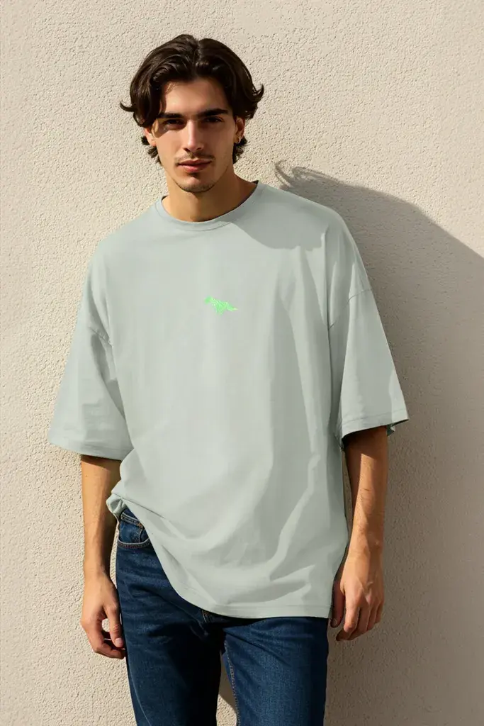 Trendyol Muška majica TMNSS23TS00243, Svetlosiva