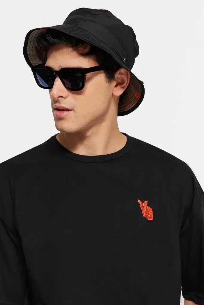 Trendyol Muška majica Tmnss23Ts00182, Crna