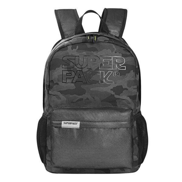 S-cool Školski ranac Super Pack, 43x30x14cm, Crni