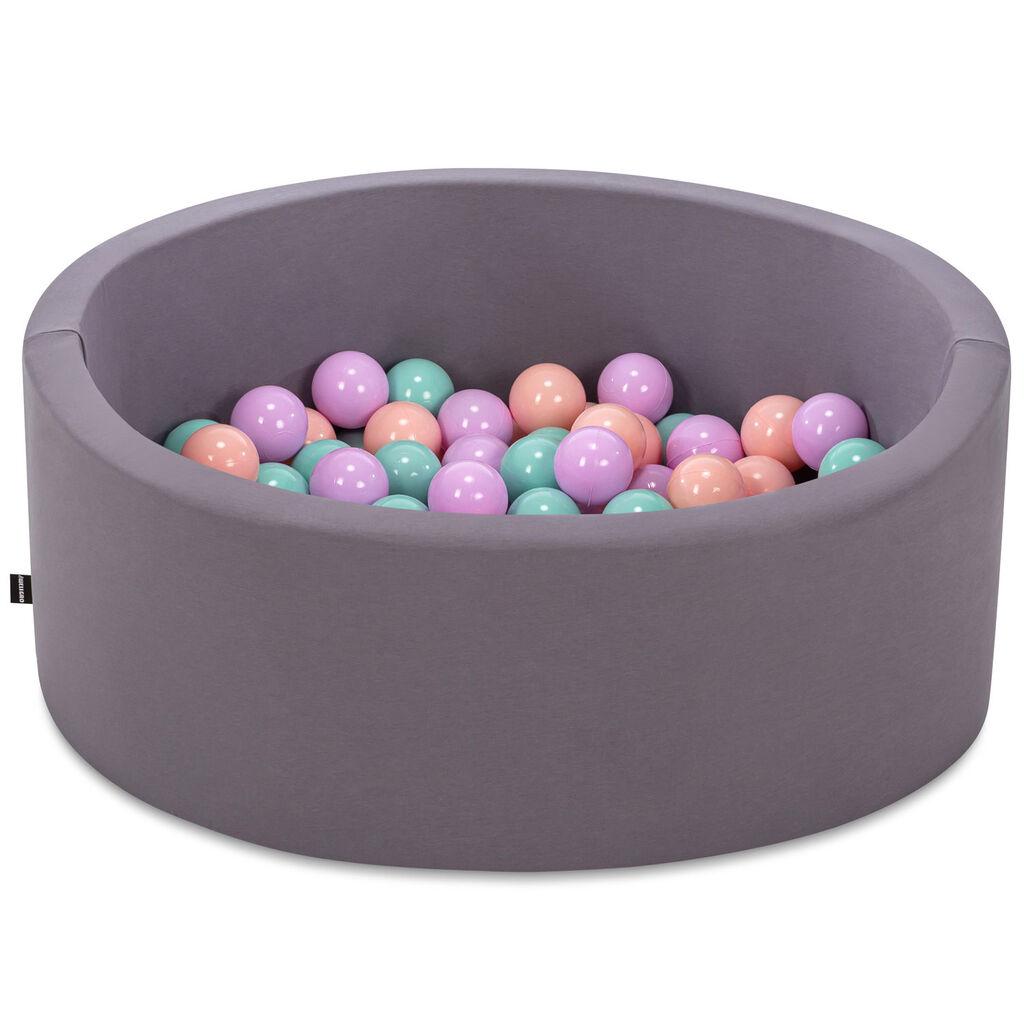 Aberto Design Bazen sa lopticama, Bubble Pops v14, 85x85x30 cm, Sivi