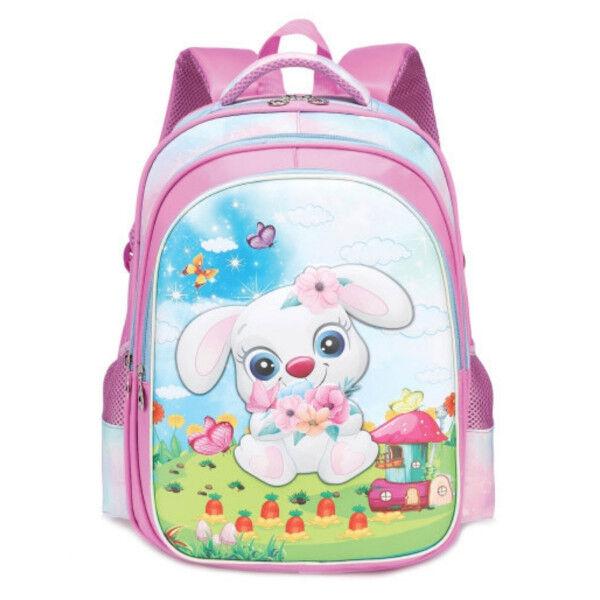S-cool Školski ranac 3D Kuca, 31x24x41cm, Roze
