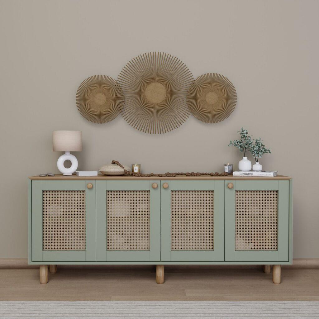 Hanah Home Konzolni sto Bohemian 1600-132, 180x75x40 cm, Maslina