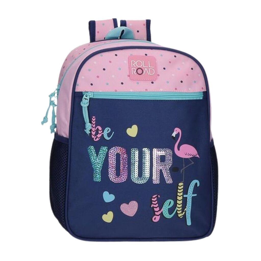 Roll Road Ranac za vrtić Be Yourself, Plavo-roze