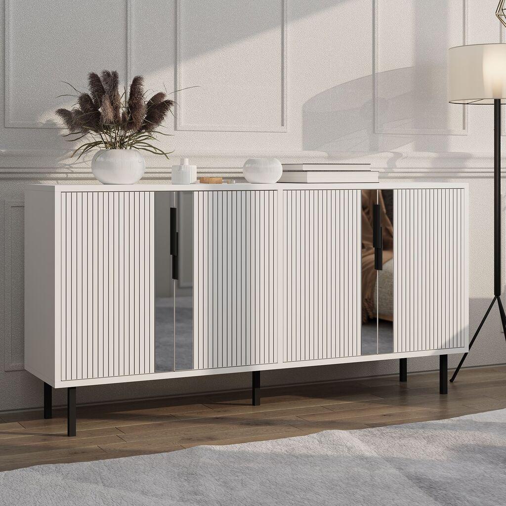 Hanah Home Konzolni sto Caresa, 150x75x36 cm, Beli