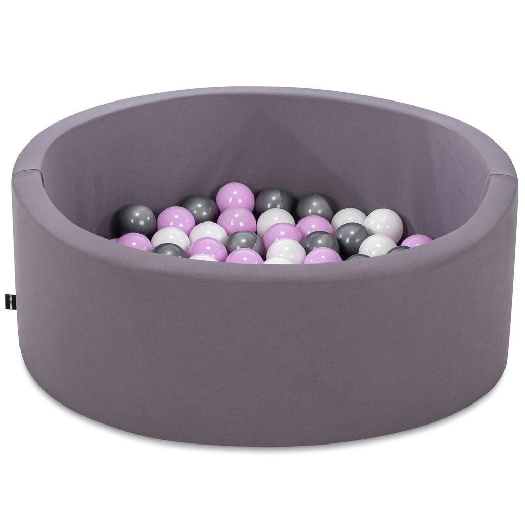 Aberto Design Bazen sa lopticama, Bubble Pops v6, 85x85x30 cm, Sivi