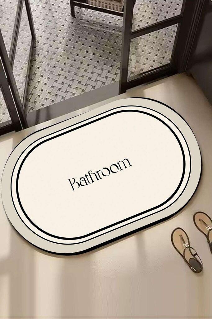 L'essentiel Maison Prostirka za kupatilo Farbelle, 60x100 cm, Prljavo bela