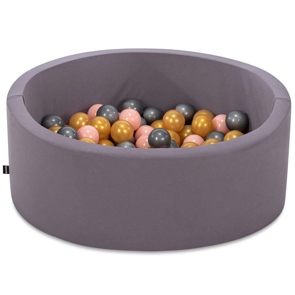 Aberto Design Bazen sa lopticama, Bubble Pops v10, 85x85x30 cm, Sivi