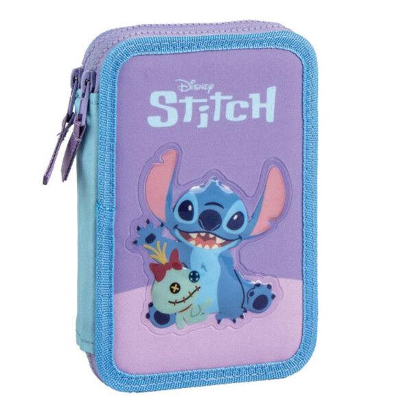 Cerda Dvodelna pernica za devojčice Stitch, Ljubičasta