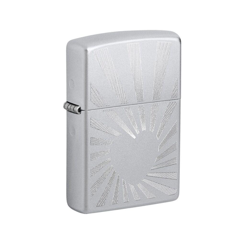 Zippo Upaljač Heart Rays, Srebrne boje