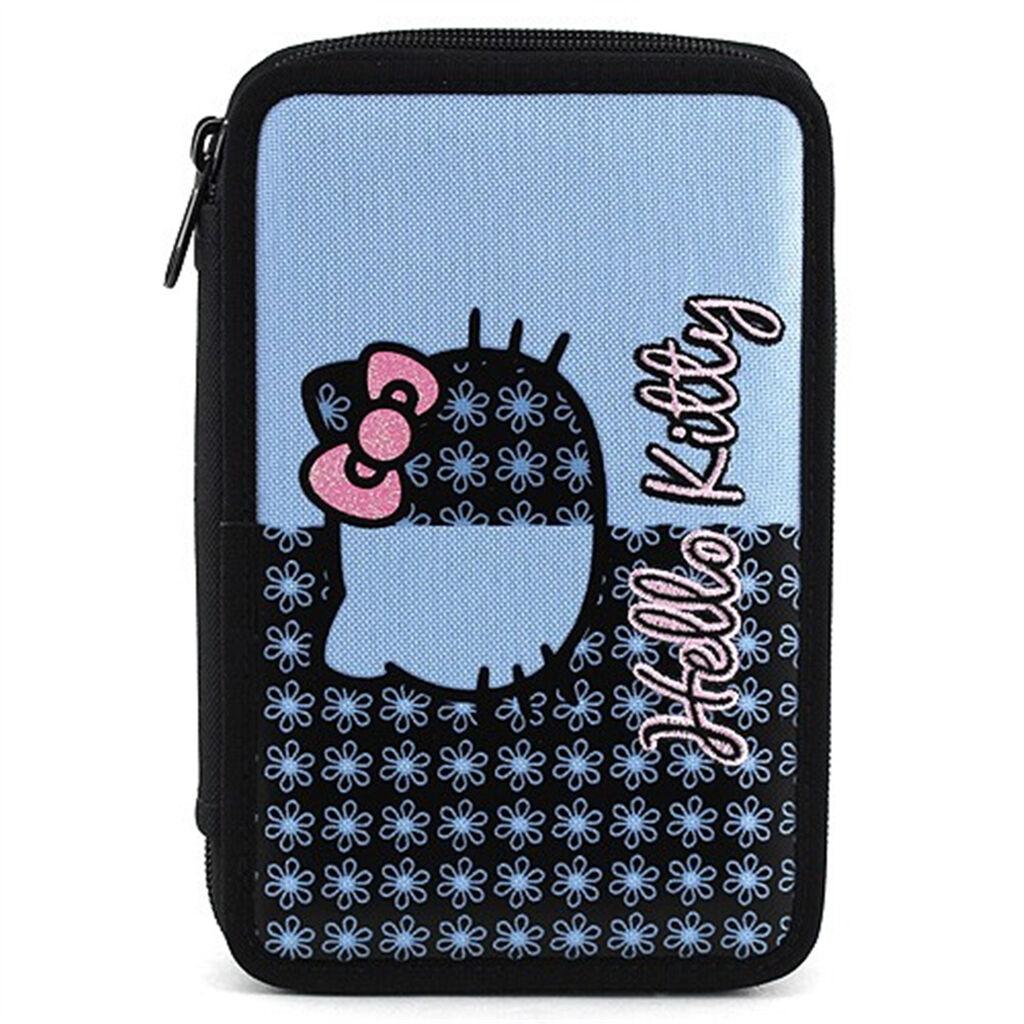 Target Dvodelna pernica za devojčice Hello Kitty, Puna, Plavo - crna