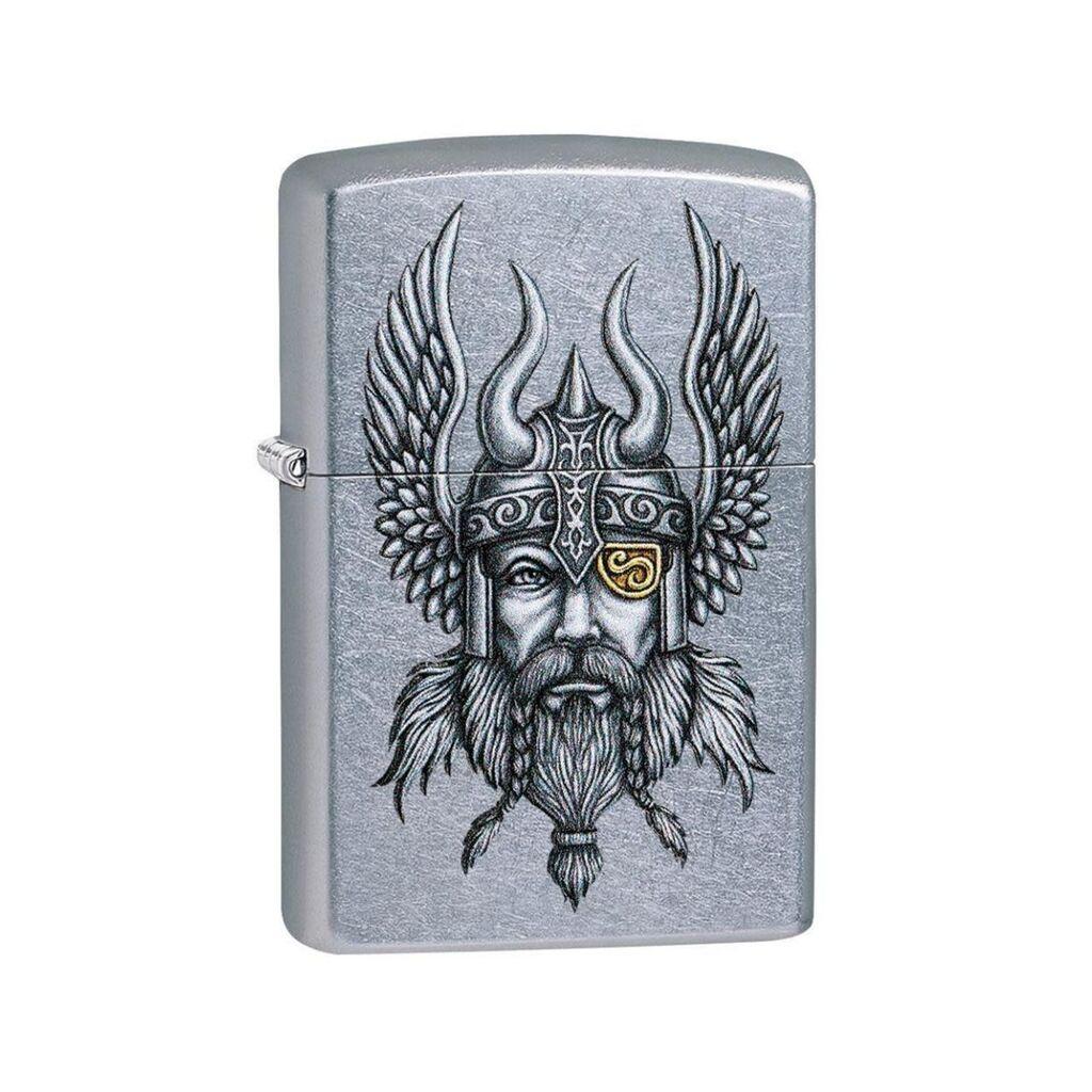 Zippo Upaljač Viking Warrior, Srebrne boje