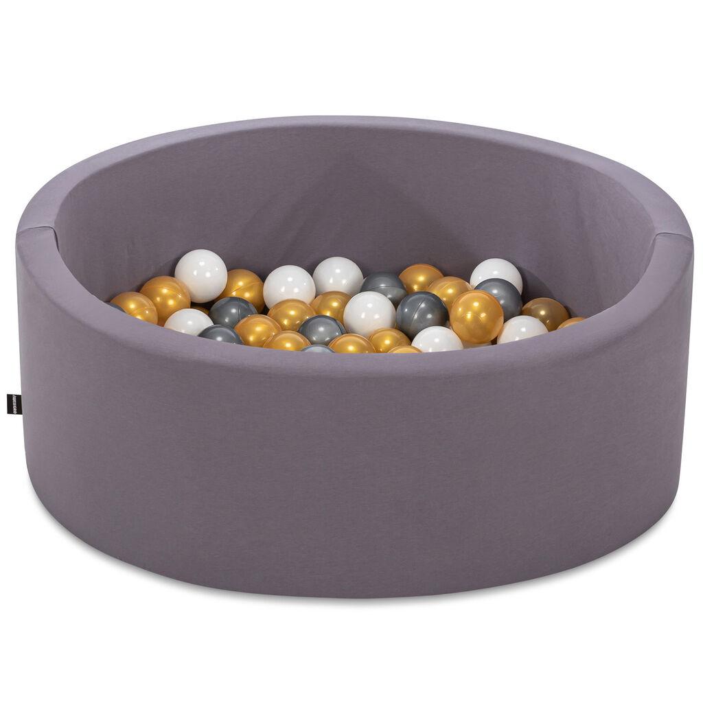 Aberto Design Bazen sa lopticama, Bubble Pops v5, 85x85x30 cm, Sivi