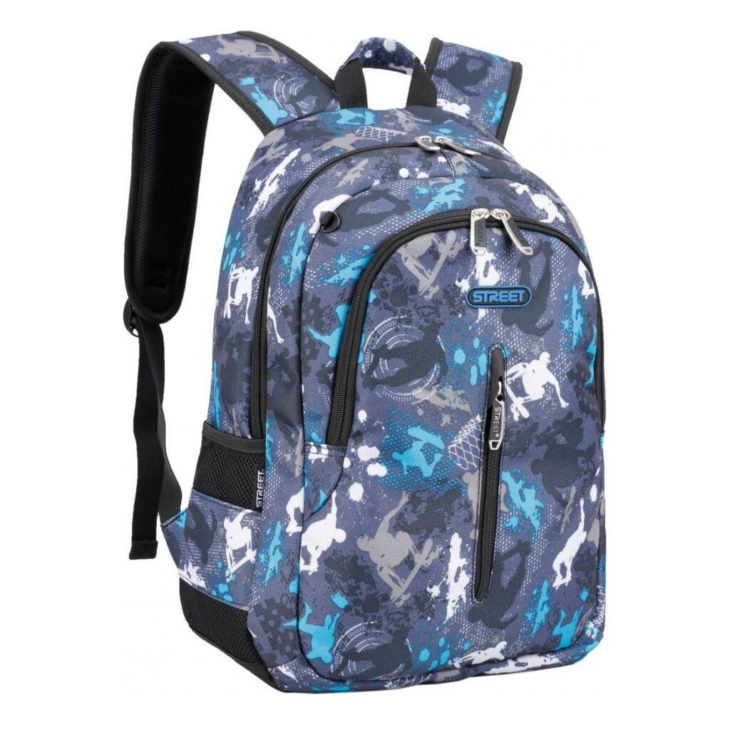 Street Školski ranac za dečake United Skate, 33x18x45cm, Tamnoplavi