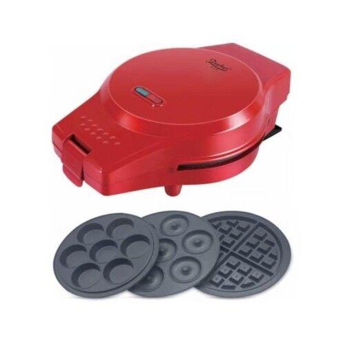 Rosberg Aparat za galete, mafine i krofnice RP51442GH, 3u1, Crveni