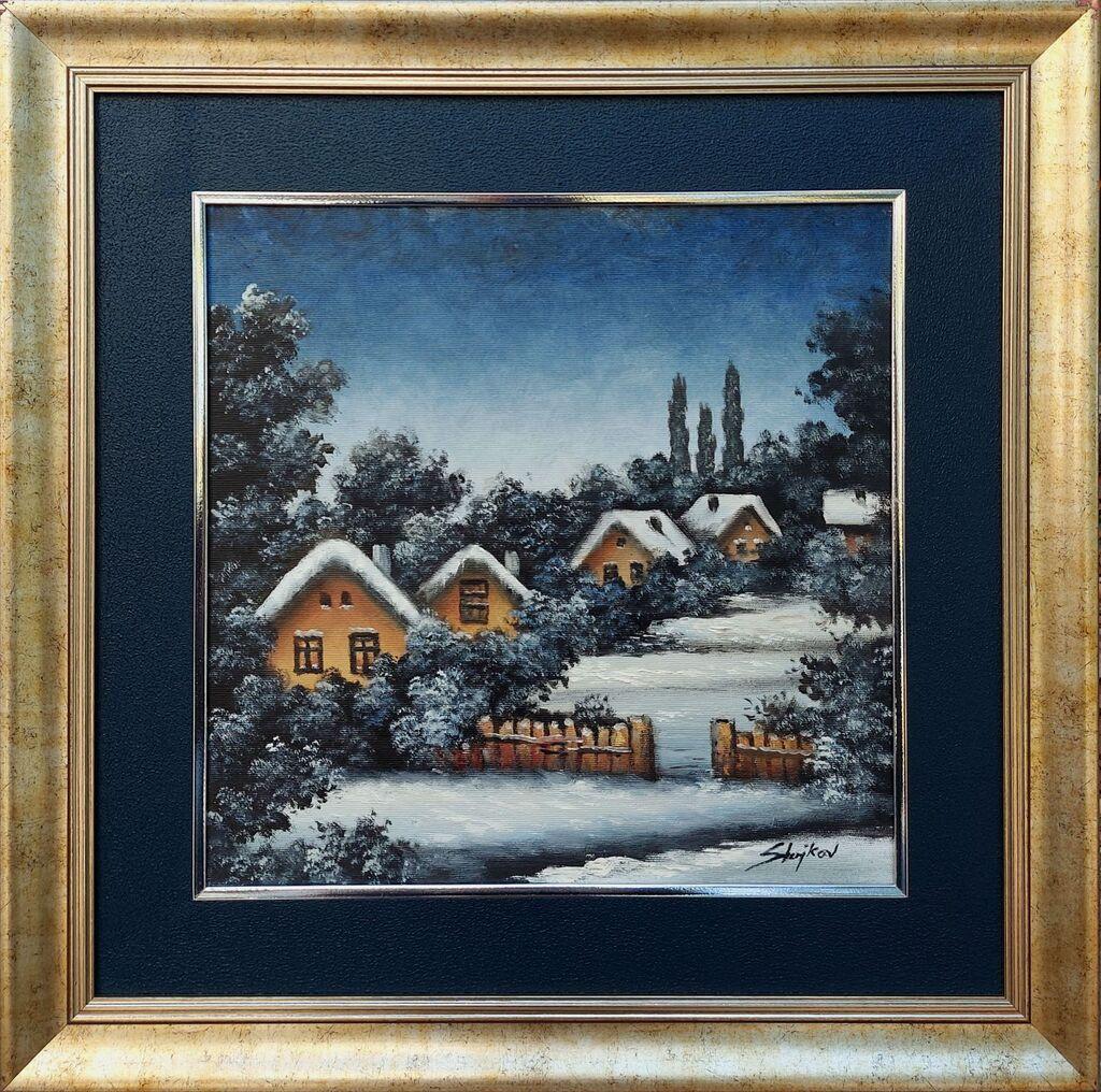 Zimsko jutro, 40x40 cm