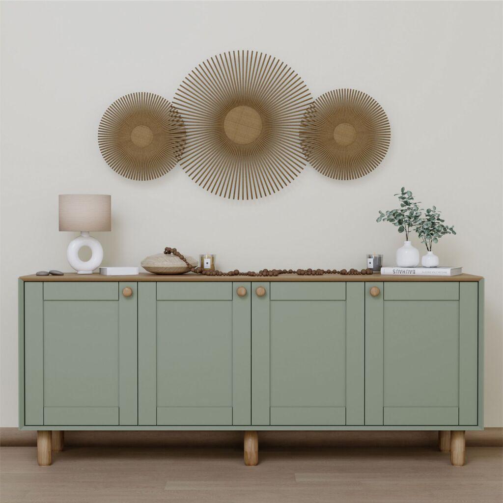 Hanah Home Konzolni sto Bohemian 1600-82, 180x75x40 cm, Maslina