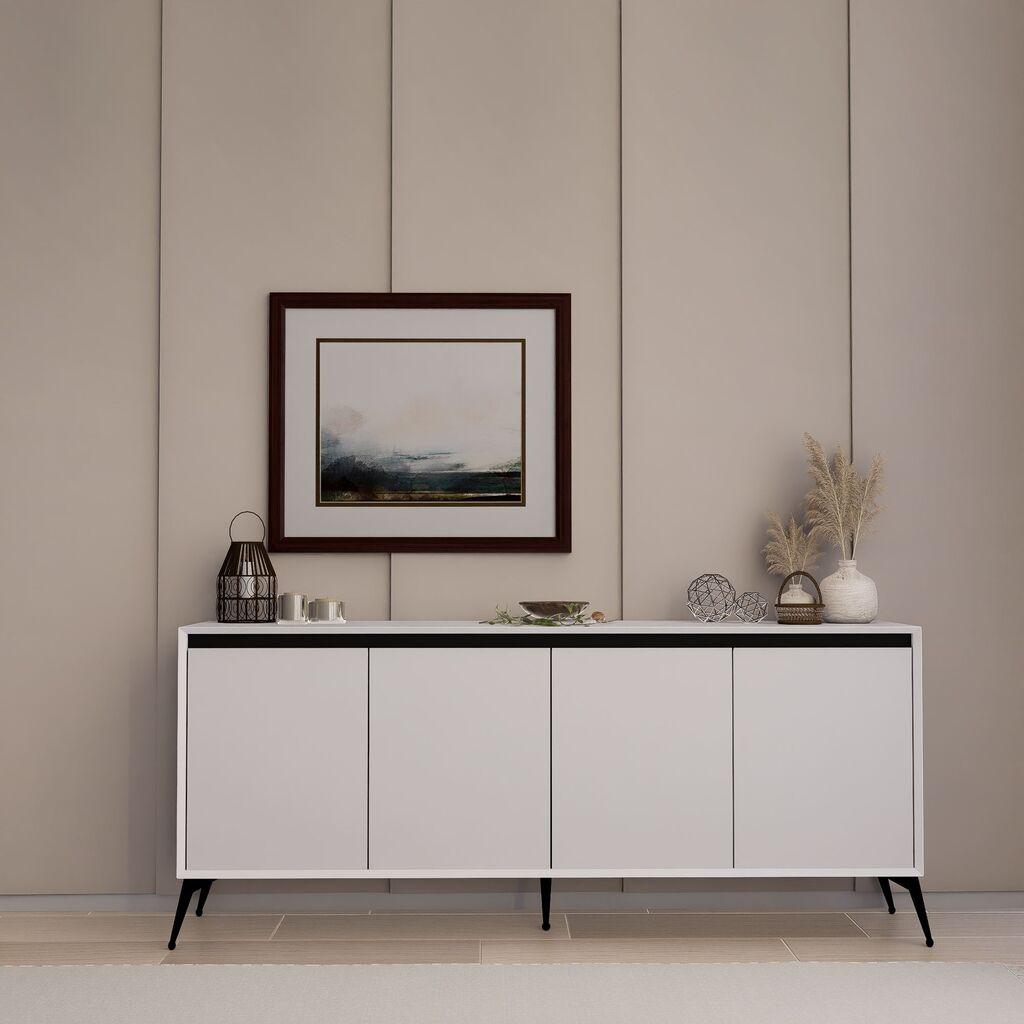 Hanah Home Konzolni sto Helen 1600-60, 180x80x37.3 cm, Beli